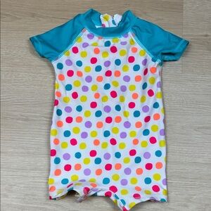 Wave Zone Colorful Polka Dot Baby One Pieces Swimsuit Romper